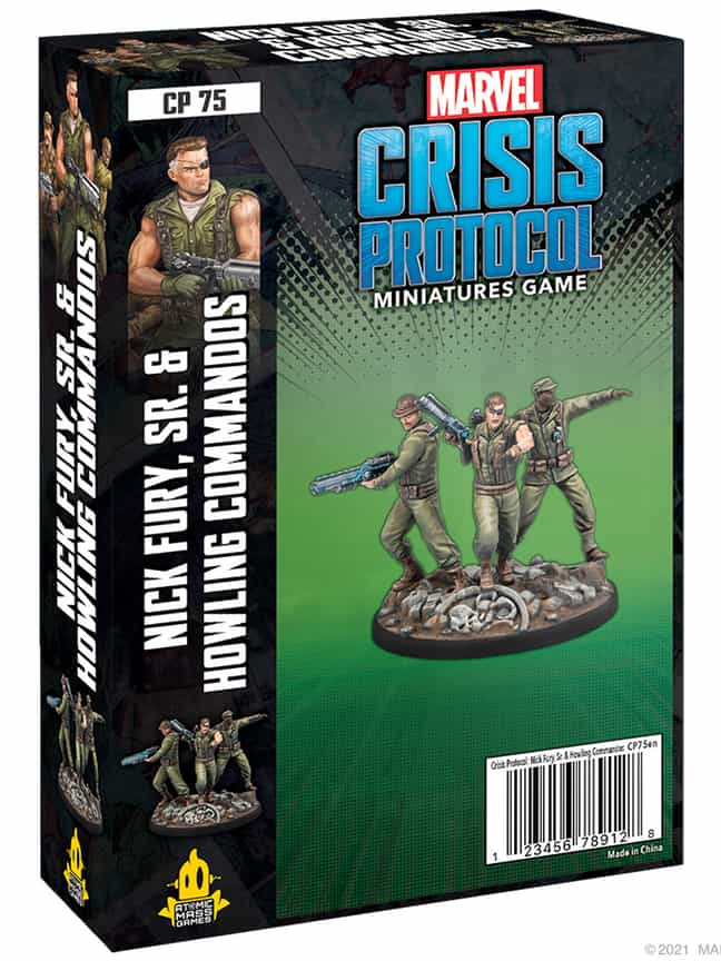 Marvel Crisis Protocol: Nick Fury, Sr. & Howling Commandos Character Pack | Eastridge Sports Cards & Games