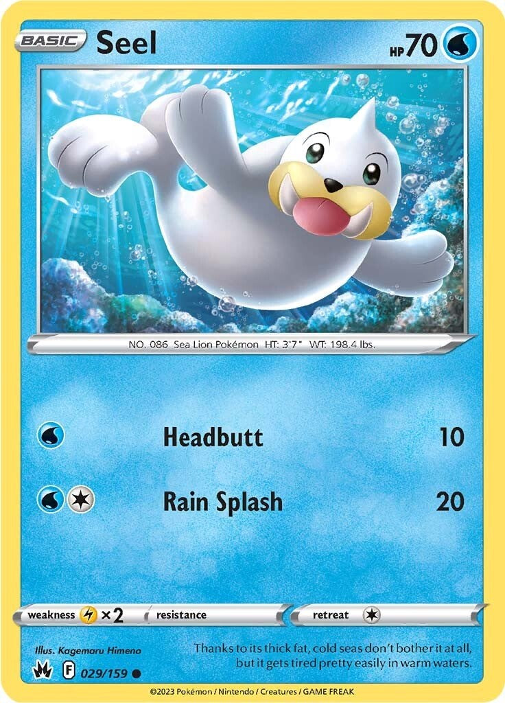 Seel (029/159) [Sword & Shield: Crown Zenith] | Eastridge Sports Cards & Games