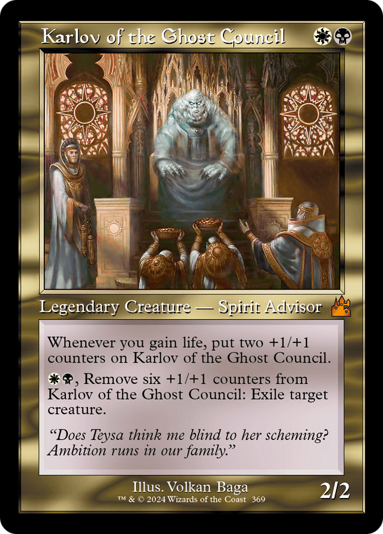 Karlov of the Ghost Council (Retro Frame) [Ravnica Remastered] | Eastridge Sports Cards & Games