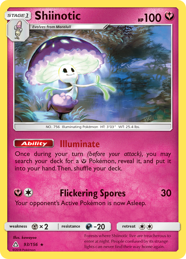 Shiinotic (93/156) [Sun & Moon: Ultra Prism] | Eastridge Sports Cards & Games