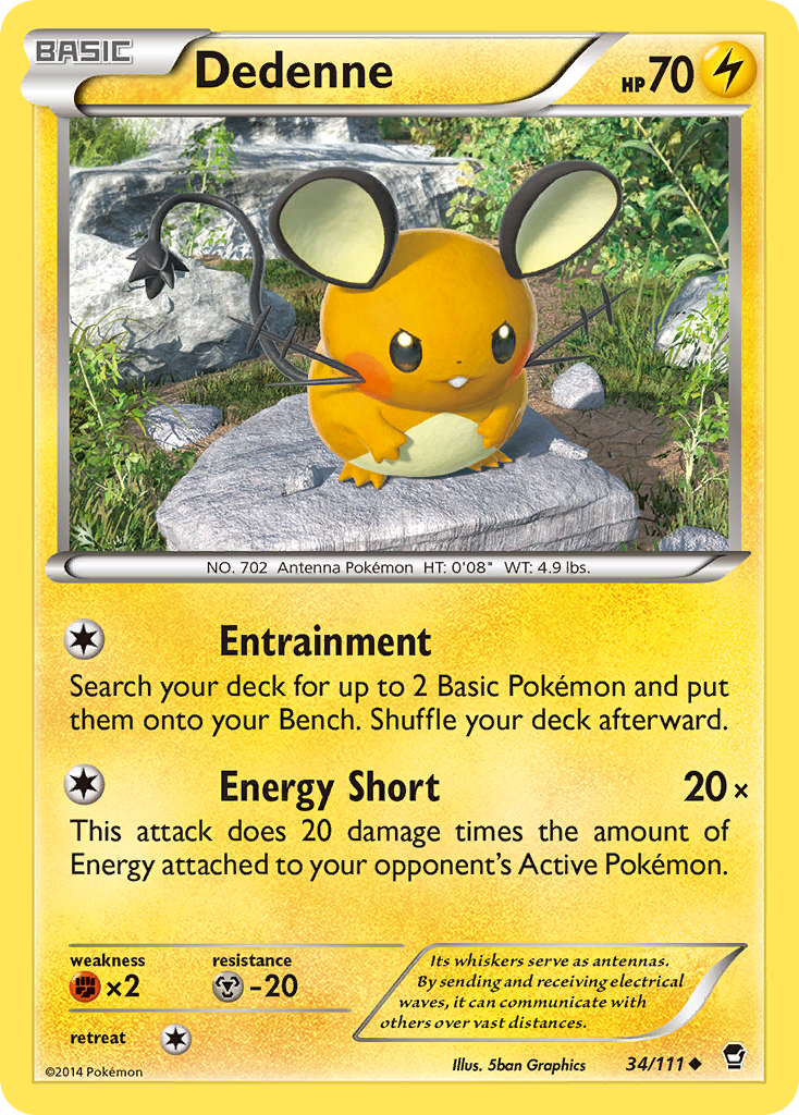 Dedenne (34/111) [XY: Furious Fists] | Eastridge Sports Cards & Games