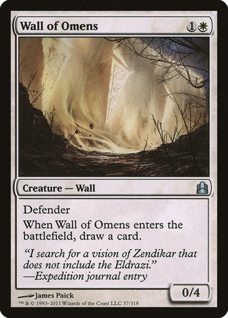 Wall of Omens [Commander 2011] | Eastridge Sports Cards & Games