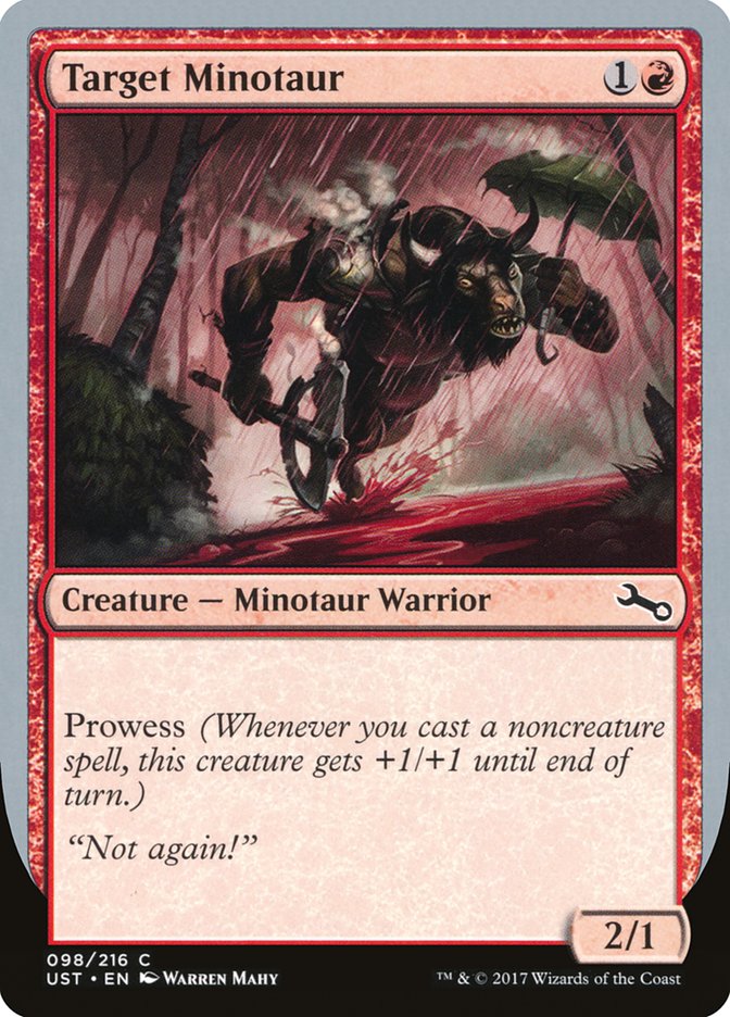 Target Minotaur (Rain Art) [Unstable] | Eastridge Sports Cards & Games