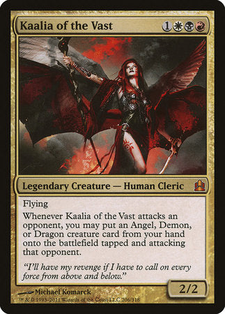 Kaalia of the Vast [Commander 2011] | Eastridge Sports Cards & Games