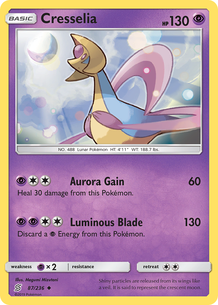 Cresselia (87/236) [Sun & Moon: Unified Minds] | Eastridge Sports Cards & Games