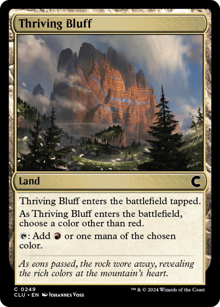 Thriving Bluff [Ravnica: Clue Edition] | Eastridge Sports Cards & Games