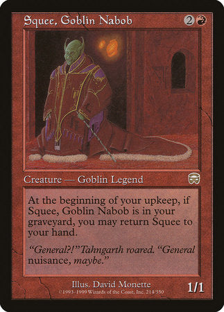 Squee, Goblin Nabob [Mercadian Masques] | Eastridge Sports Cards & Games