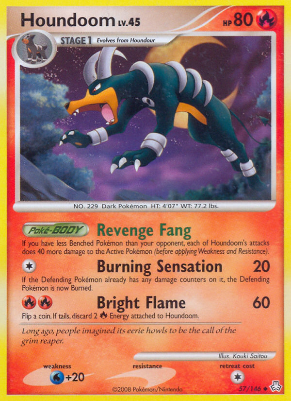 Houndoom (57/146) [Diamond & Pearl: Legends Awakened] | Eastridge Sports Cards & Games