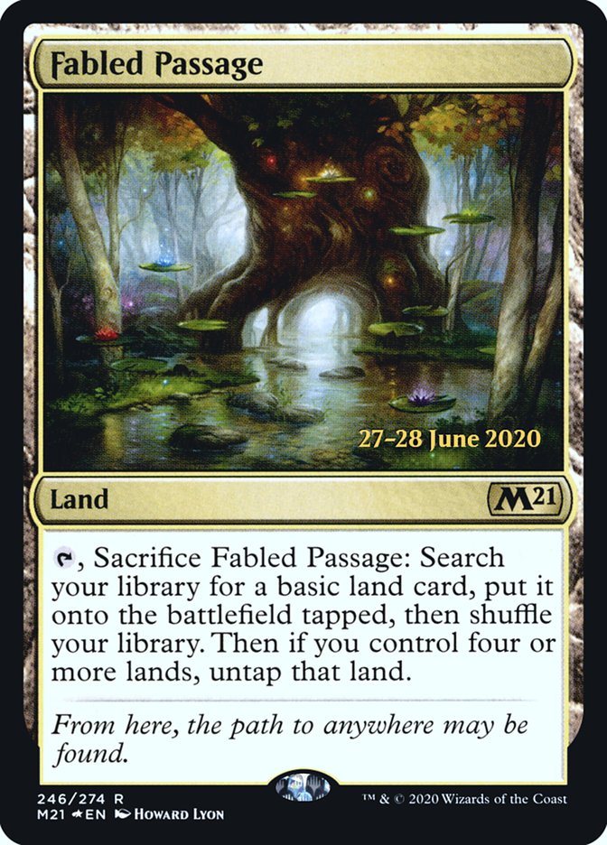 Fabled Passage  [Core Set 2021 Prerelease Promos] | Eastridge Sports Cards & Games