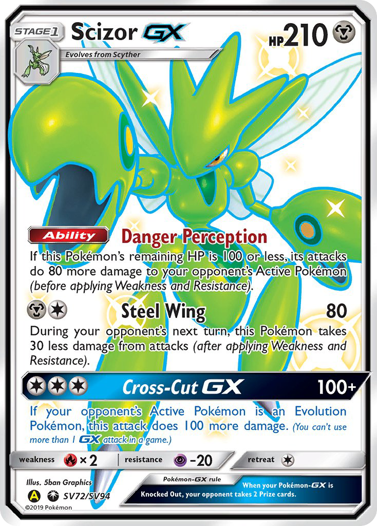 Scizor GX (SV72/SV94) [Sun & Moon: Hidden Fates - Shiny Vault] | Eastridge Sports Cards & Games