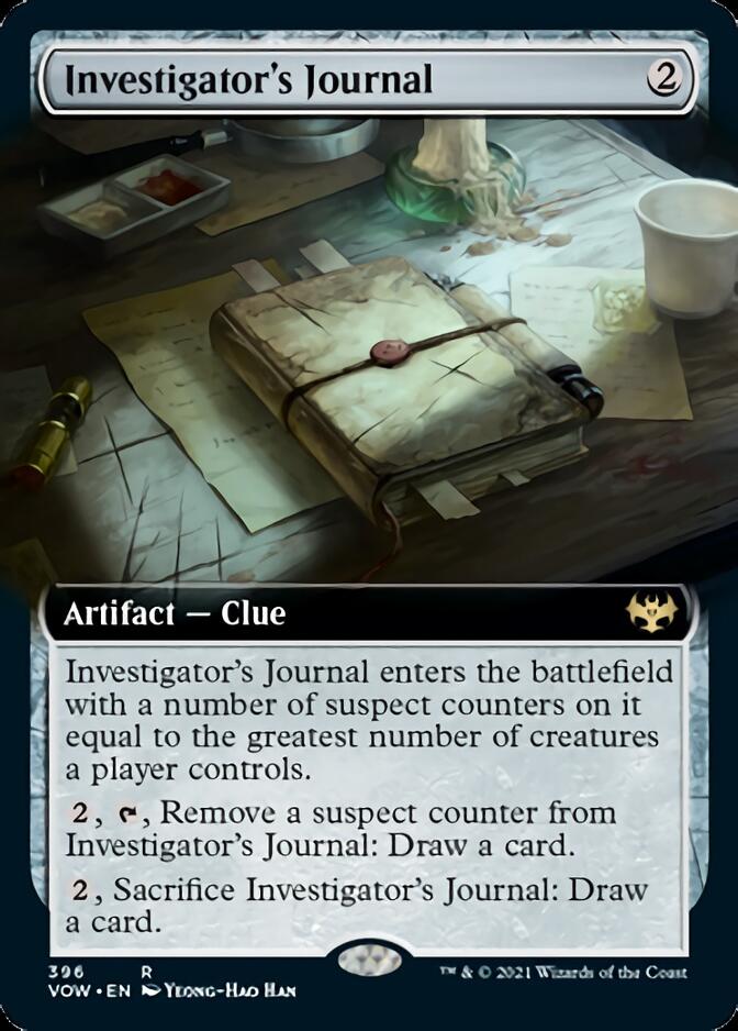 Investigator's Journal (Extended) [Innistrad: Crimson Vow] | Eastridge Sports Cards & Games