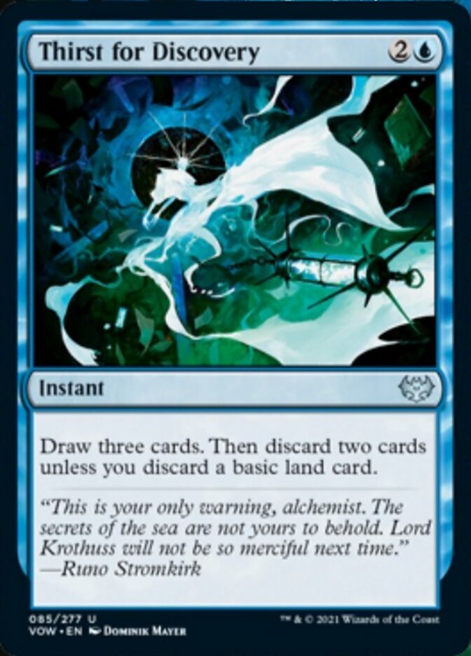Thirst for Discovery [Innistrad: Crimson Vow] | Eastridge Sports Cards & Games