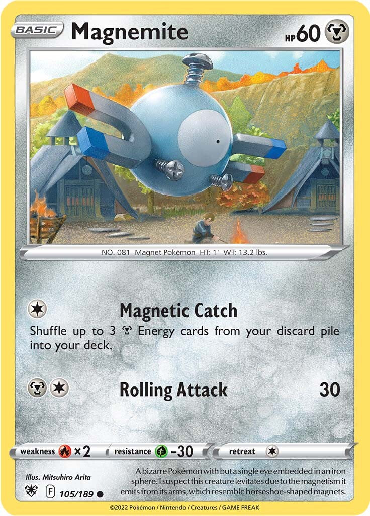 Magnemite (105/189) [Sword & Shield: Astral Radiance] | Eastridge Sports Cards & Games