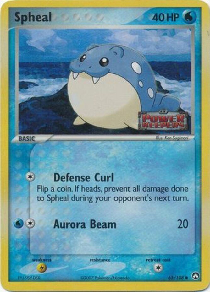 Spheal (65/108) (Stamped) [EX: Power Keepers] | Eastridge Sports Cards & Games