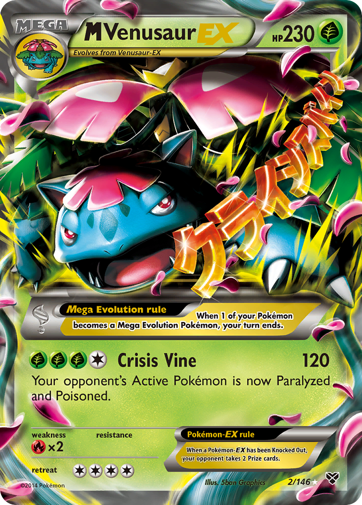 M Venusaur EX (2/146) [XY: Base Set] | Eastridge Sports Cards & Games