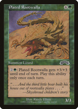 Plated Rootwalla [Exodus] | Eastridge Sports Cards & Games