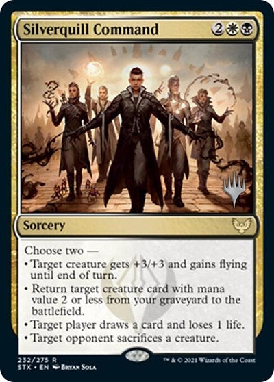 Silverquill Command (Promo Pack) [Strixhaven: School of Mages Promos] | Eastridge Sports Cards & Games