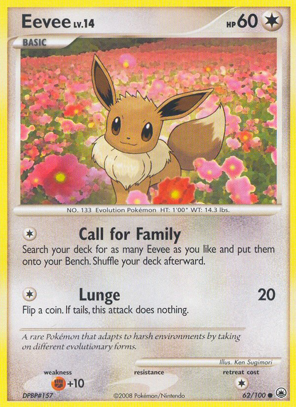 Eevee (62/100) [Diamond & Pearl: Majestic Dawn] | Eastridge Sports Cards & Games