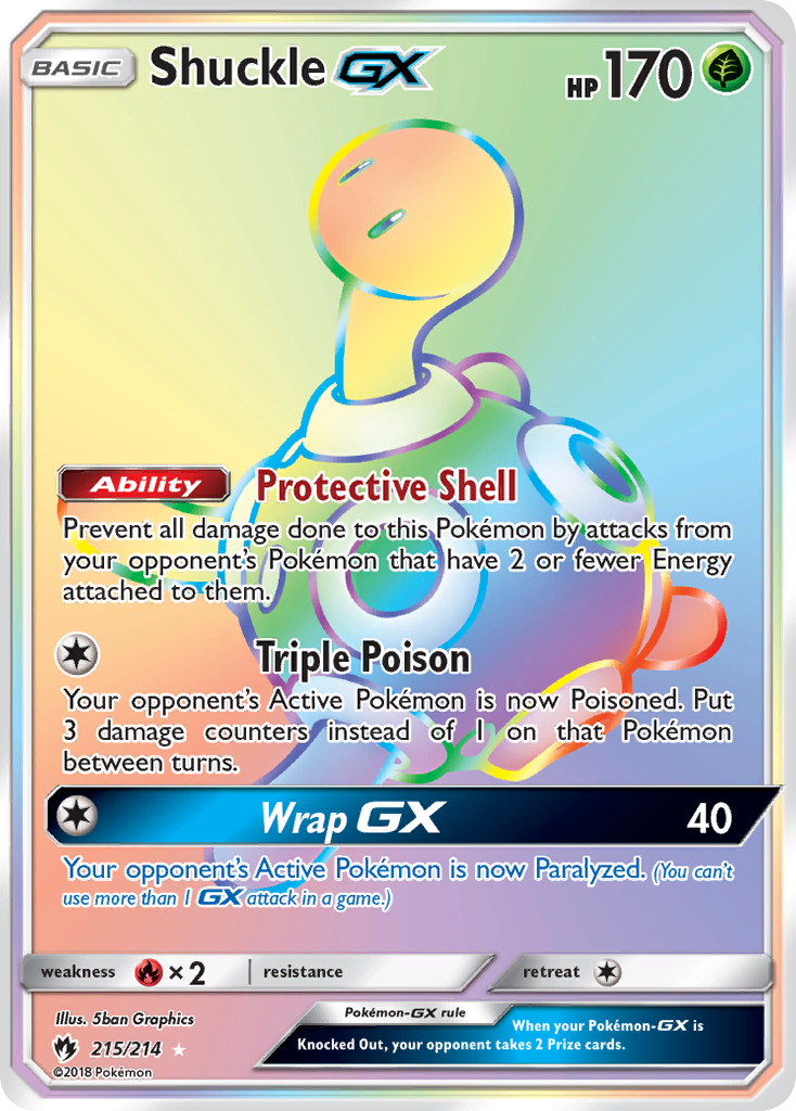 Shuckle GX (215/214) [Sun & Moon: Lost Thunder] | Eastridge Sports Cards & Games