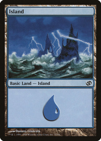 Island (32) [Duel Decks: Jace vs. Chandra] | Eastridge Sports Cards & Games