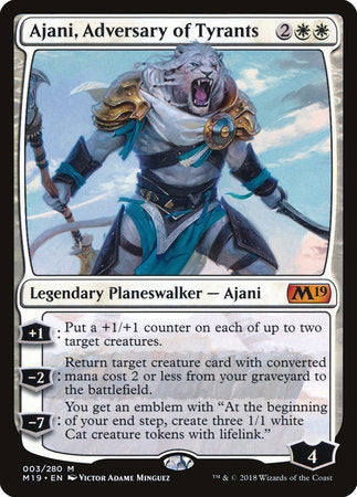 Ajani, Adversary of Tyrants [Core Set 2019] | Eastridge Sports Cards & Games