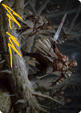 Tovolar, Dire Overlord 1 Art Card (Gold-Stamped Signature) [Innistrad: Midnight Hunt Art Series] | Eastridge Sports Cards & Games