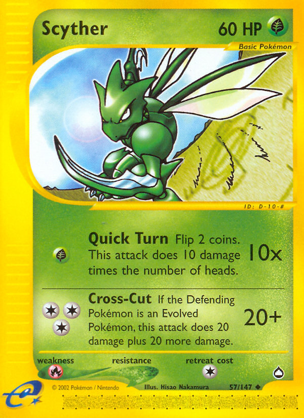 Scyther (57/147) [Aquapolis] | Eastridge Sports Cards & Games