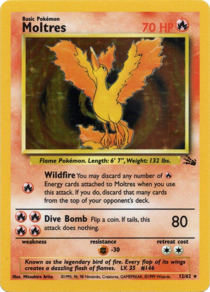 Moltres (12/62) [Fossil Unlimited] | Eastridge Sports Cards & Games