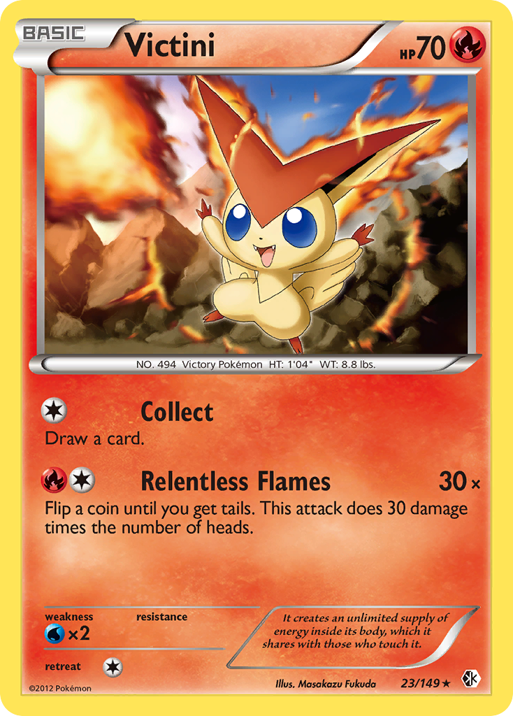 Victini (23/149) [Black & White: Boundaries Crossed] | Eastridge Sports Cards & Games