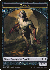 Ob Nixilis of the Black Oath Emblem // Zombie (016/036) Double-sided Token [Commander 2014 Tokens] | Eastridge Sports Cards & Games