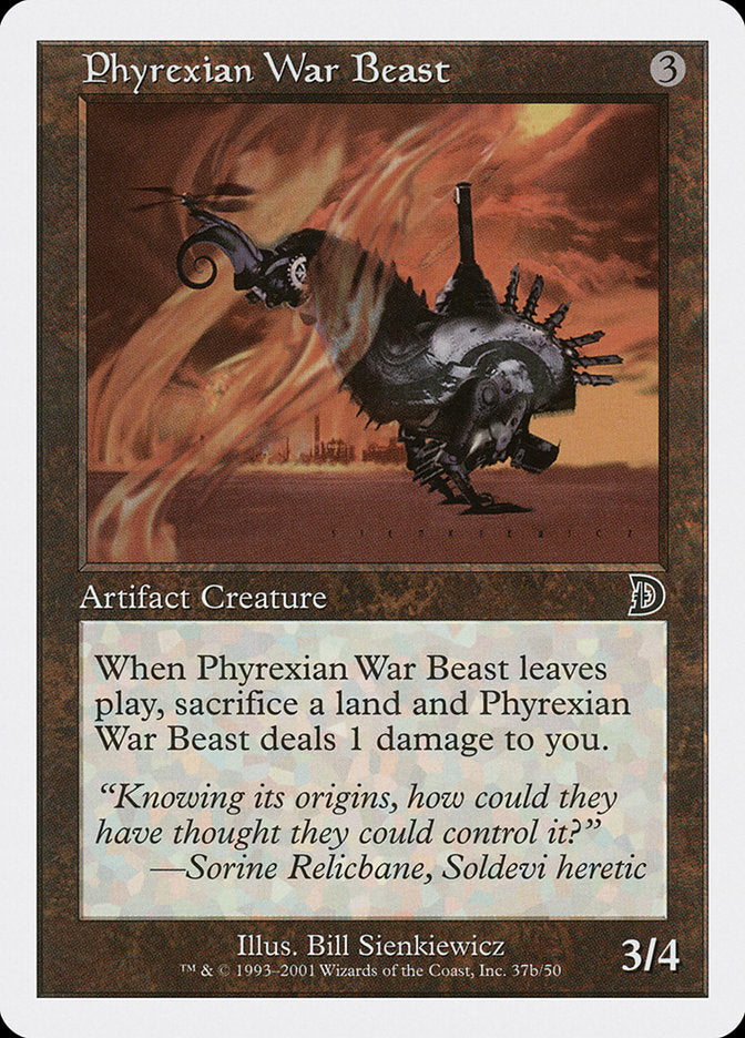 Phyrexian War Beast (Signature on Right) [Deckmasters] | Eastridge Sports Cards & Games
