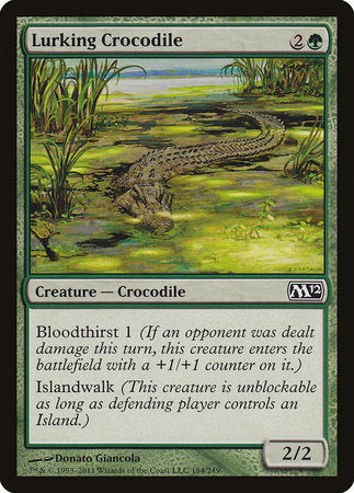 Lurking Crocodile [Magic 2012] | Eastridge Sports Cards & Games