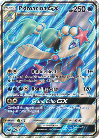 Primarina GX (SM39) (Jumbo Card) [Sun & Moon: Black Star Promos] | Eastridge Sports Cards & Games