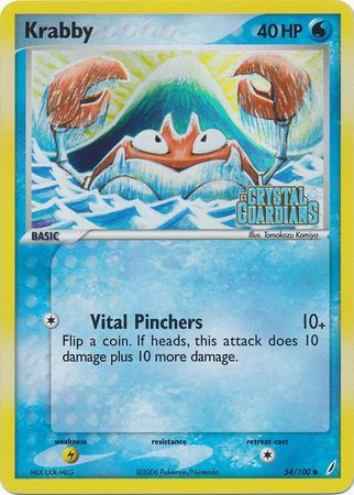 Krabby (54/100) (Stamped) [EX: Crystal Guardians] | Eastridge Sports Cards & Games