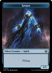 Spirit (9) // Spirit (13) Double-Sided Token [March of the Machine Commander Tokens] | Eastridge Sports Cards & Games