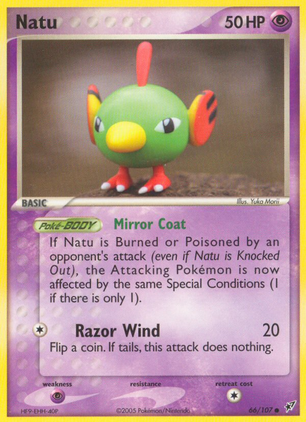 Natu (66/107) [EX: Deoxys] | Eastridge Sports Cards & Games