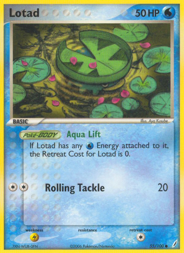 Lotad (55/100) [EX: Crystal Guardians] | Eastridge Sports Cards & Games