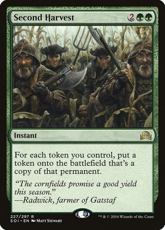 Second Harvest [Shadows over Innistrad] | Eastridge Sports Cards & Games