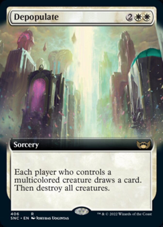 Depopulate (Extended Art) [Streets of New Capenna] | Eastridge Sports Cards & Games