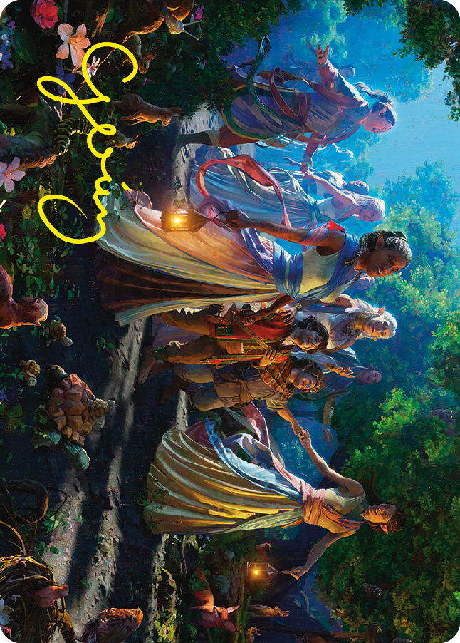 Realm Seekers Art Card (Gold-Stamped Signature) [The Lord of the Rings: Tales of Middle-earth Art Series] | Eastridge Sports Cards & Games