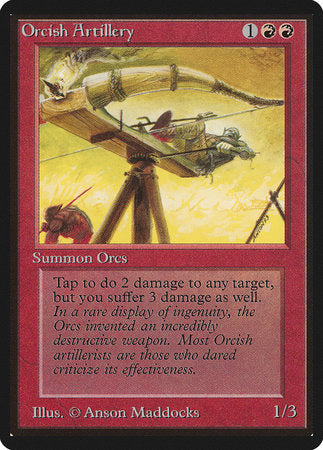 Orcish Artillery [Limited Edition Beta] | Eastridge Sports Cards & Games