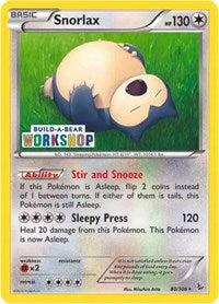 Snorlax (80/106) (Build-a-Bear Workshop Exclusive) [XY: Flashfire] | Eastridge Sports Cards & Games
