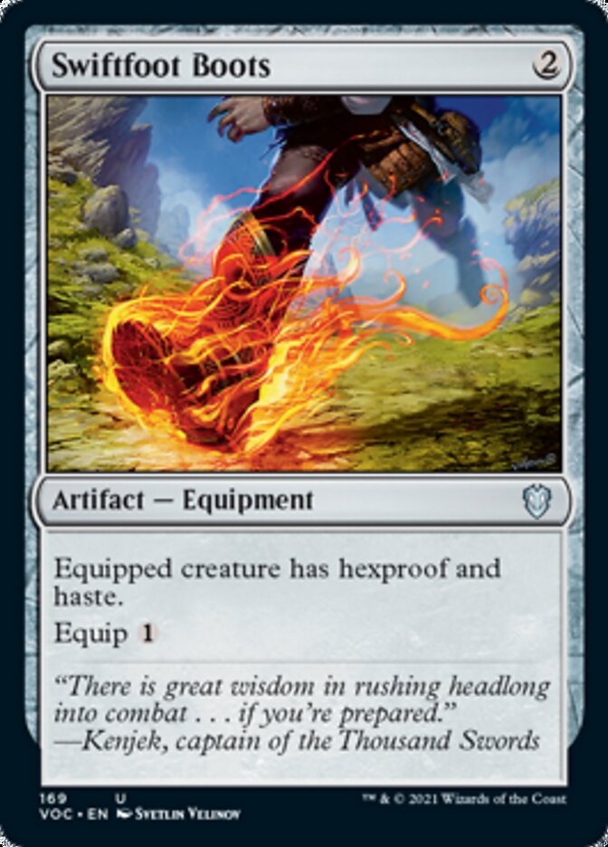 Swiftfoot Boots [Innistrad: Crimson Vow Commander] | Eastridge Sports Cards & Games