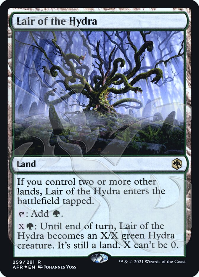 Lair of the Hydra (Ampersand Promo) [Dungeons & Dragons: Adventures in the Forgotten Realms Promos] | Eastridge Sports Cards & Games