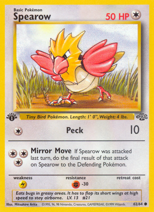 Spearow (62/64) [Jungle 1st Edition] | Eastridge Sports Cards & Games