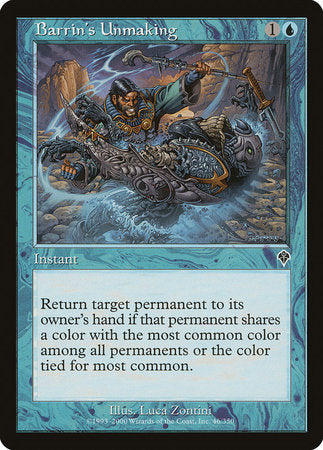 Barrin's Unmaking [Invasion] | Eastridge Sports Cards & Games