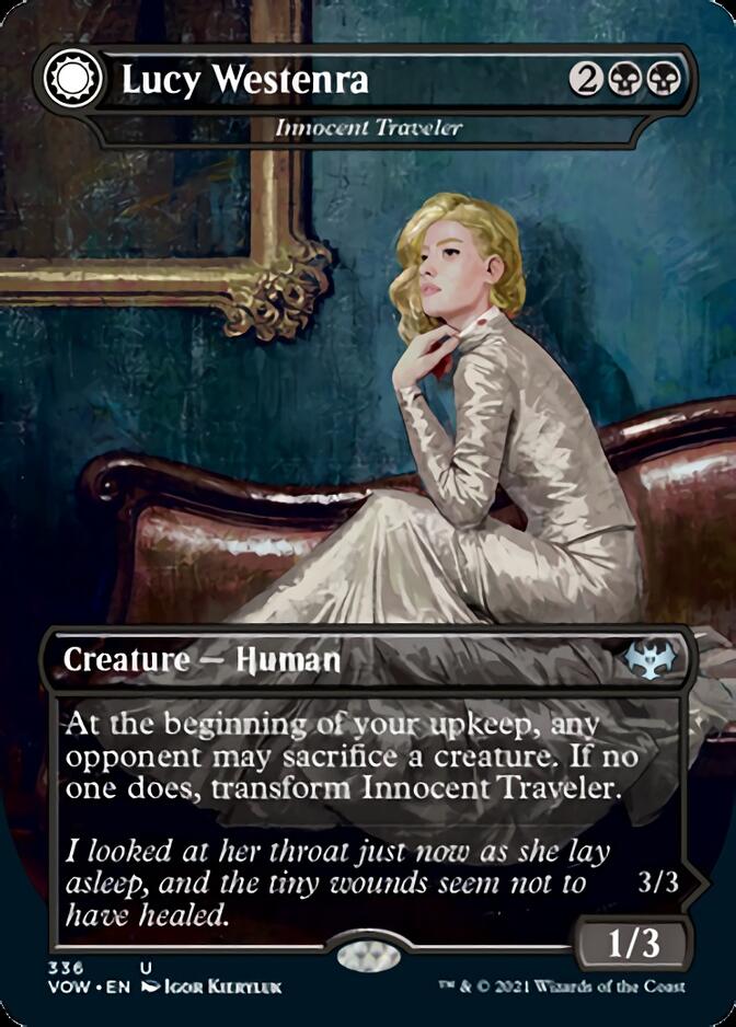 Innocent Traveler // Malicious Invader - Lucy Westenra // Lucy, Arisen Vampire [Innistrad: Crimson Vow] | Eastridge Sports Cards & Games