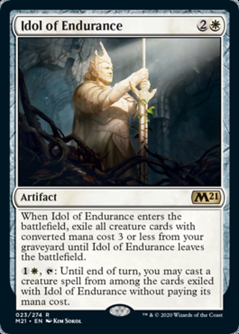 Idol of Endurance [Core Set 2021] | Eastridge Sports Cards & Games