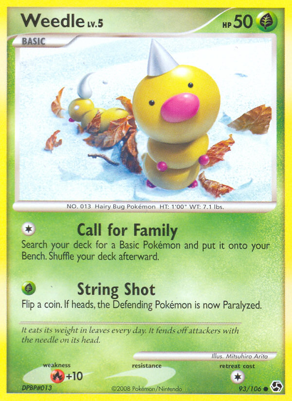 Weedle (93/106) [Diamond & Pearl: Great Encounters] | Eastridge Sports Cards & Games