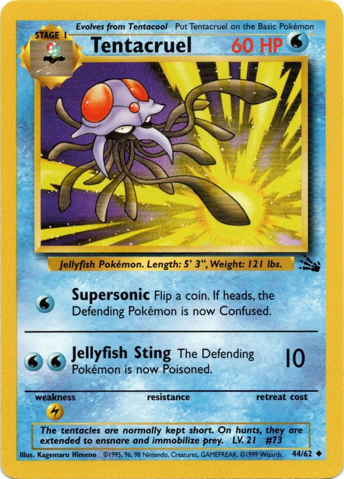 Tentacruel (44/62) [Fossil Unlimited] | Eastridge Sports Cards & Games